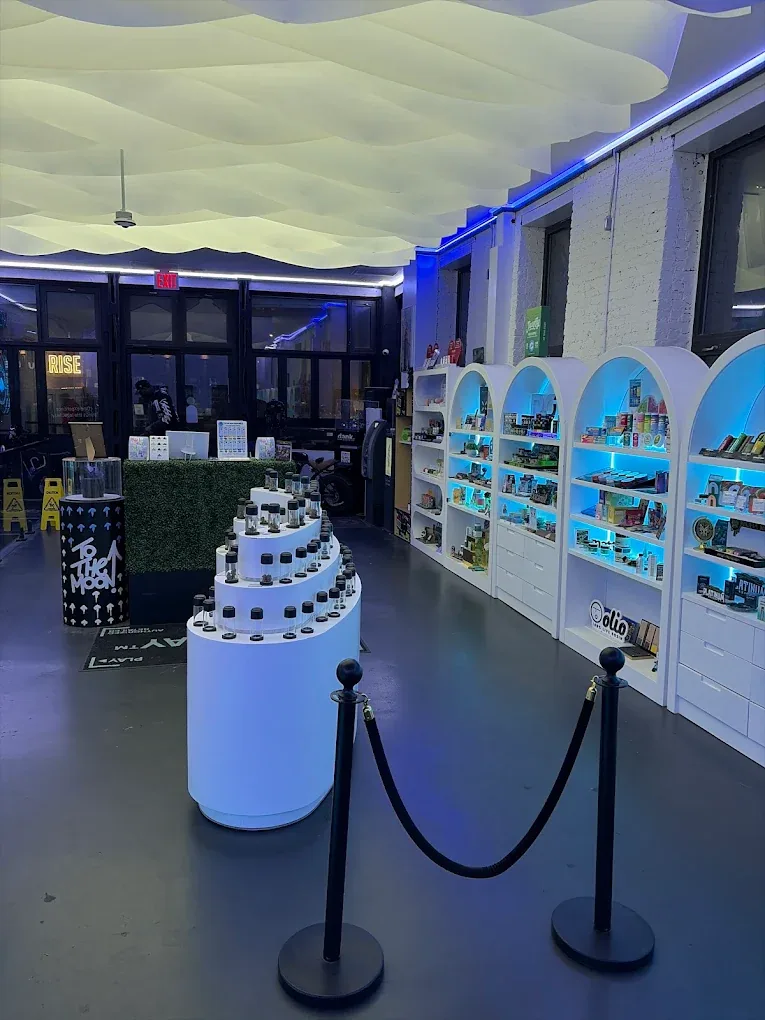 Bud bar inside the Cannadreams dispensary
